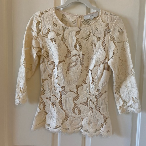 Lover The Label Tops - LOVER The Label Ivory Lace Top Size 4  $275